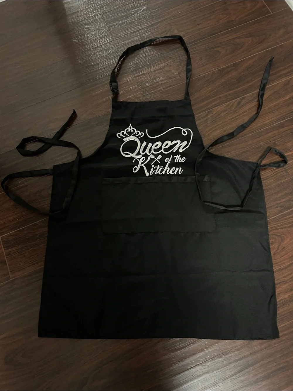 Queen of the Kitchen Black Apron